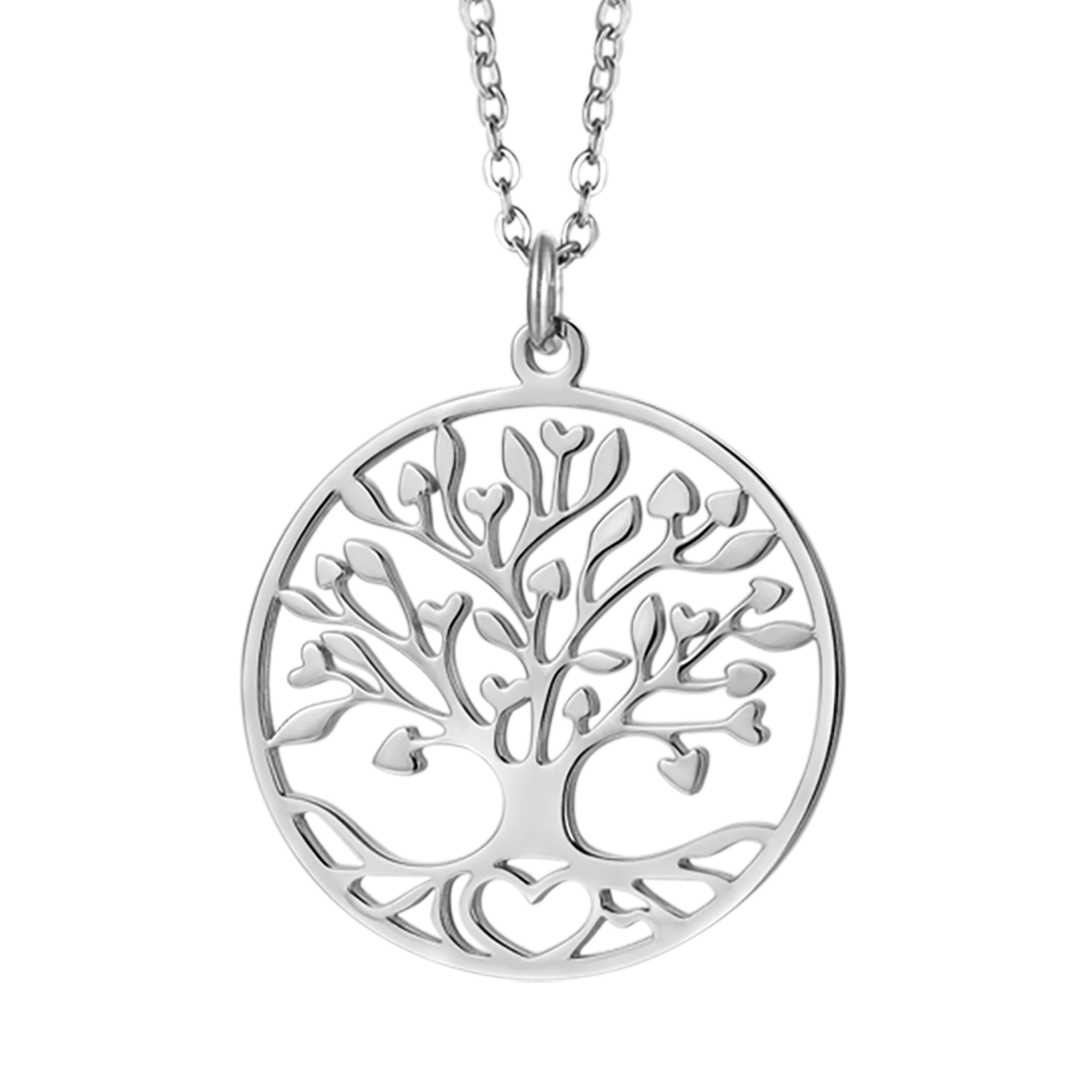 COLLANA DONNA IN ACCIAIO CON ALBERO DELLA VITA - Image 4