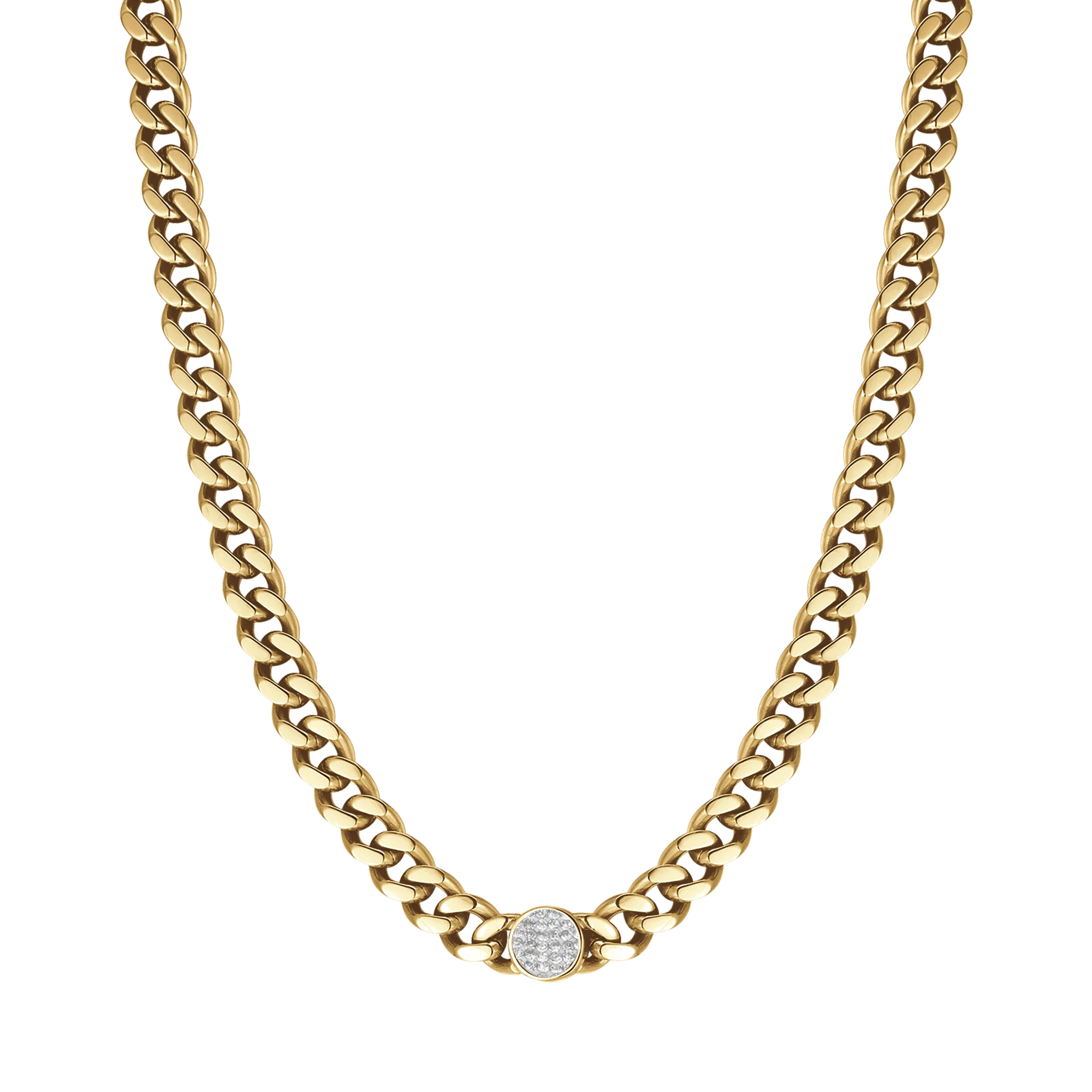COLLANA DONNA IN ACCIAIO CON CRISTALLI - Image 6