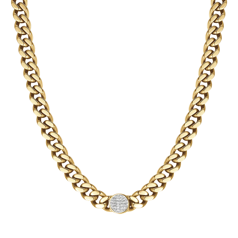 COLLANA DONNA IN ACCIAIO CON CRISTALLI - Image 9