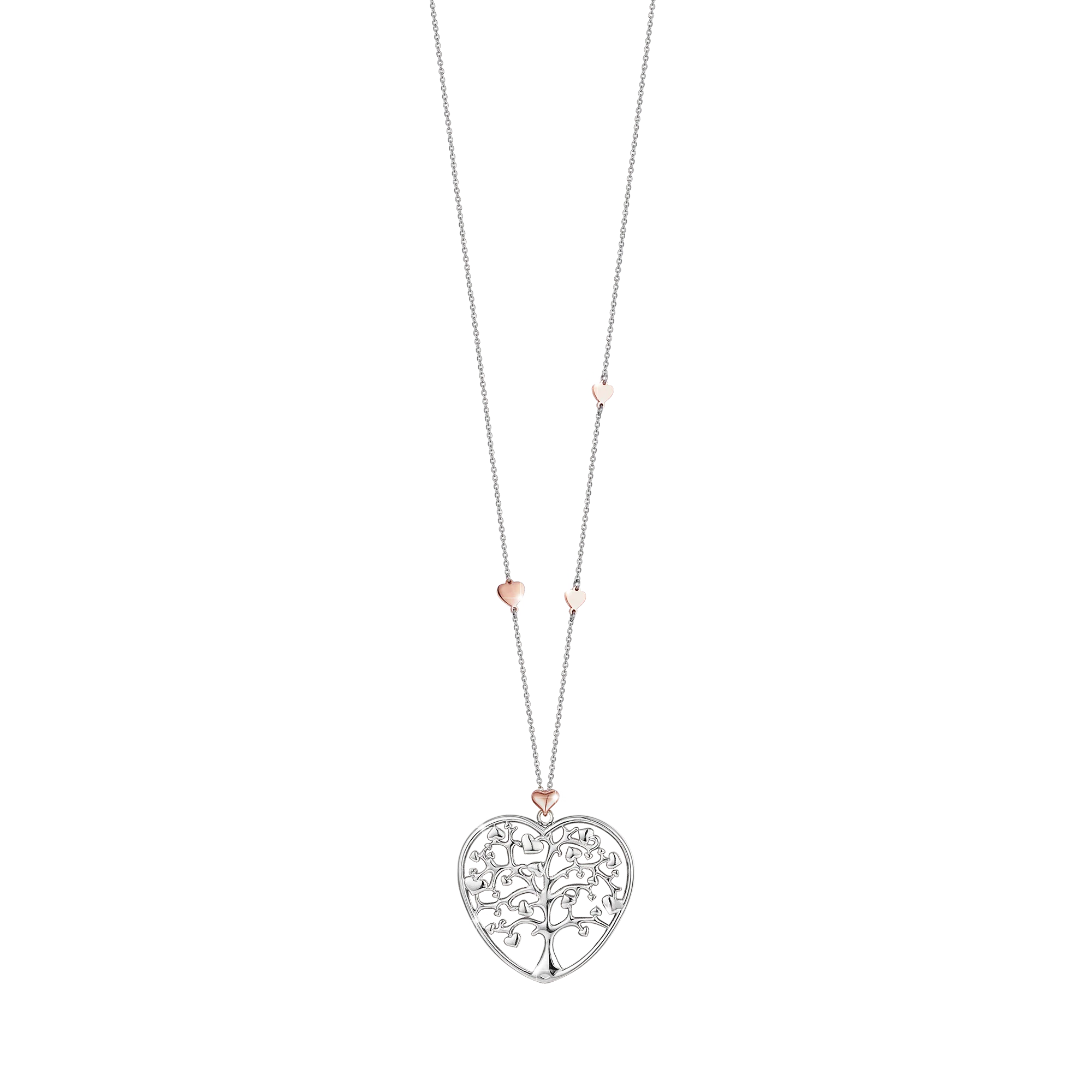 COLLANA IN ACCIAIO CON CUORE GRANDE