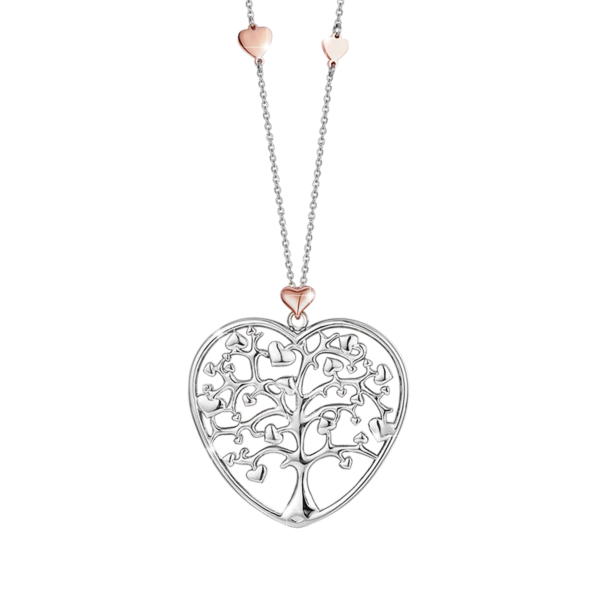 COLLANA IN ACCIAIO CON CUORE GRANDE - Image 2