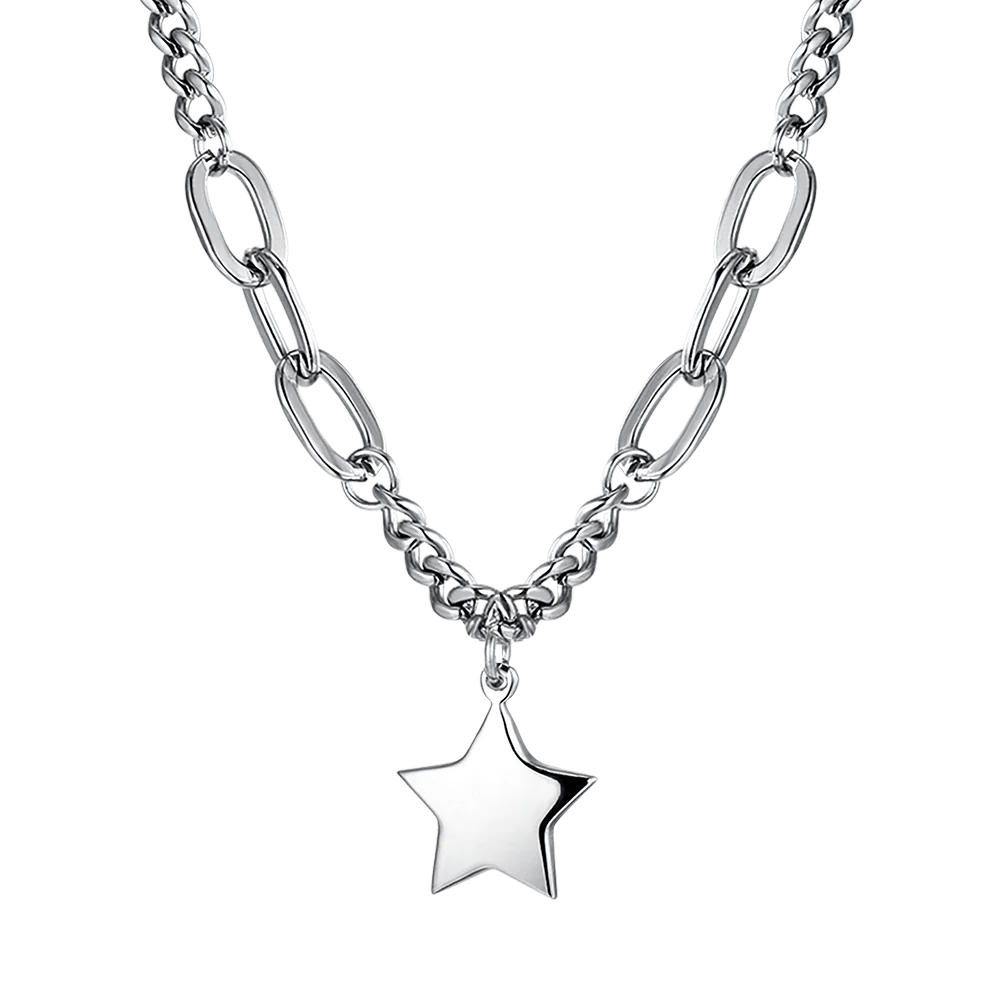 COLLANA DONNA IN ACCIAIO IP GOLD CON STELLA PENDENTE - Image 4