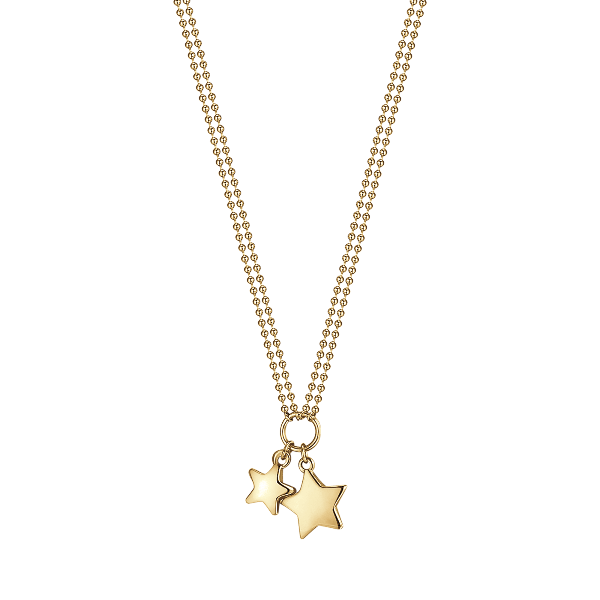 COLLANA DONNA IN ACCIAIO IP GOLD CON STELLE - Image 6