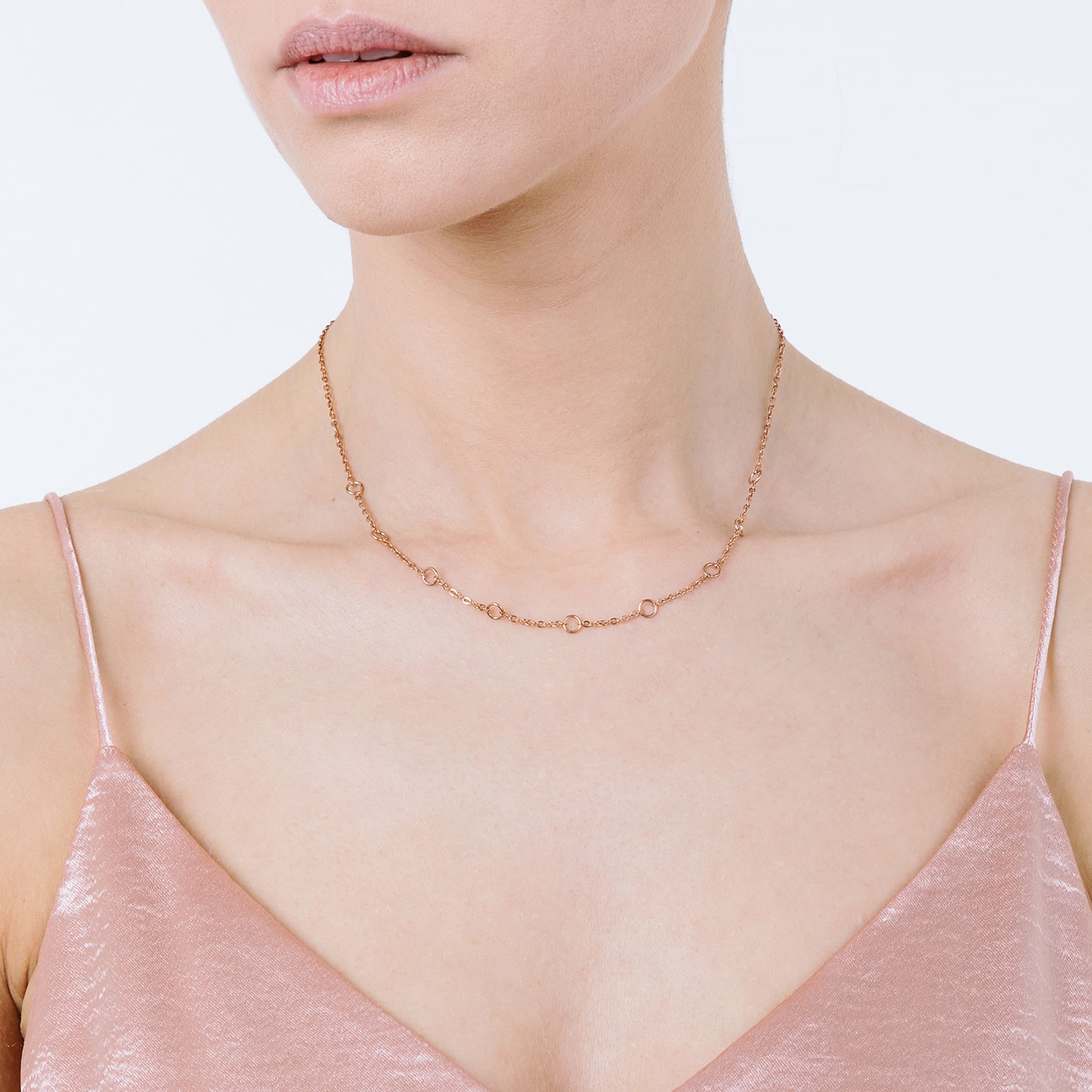 COLLANA DONNA IN ACCIAIO IP ROSE - Image 2