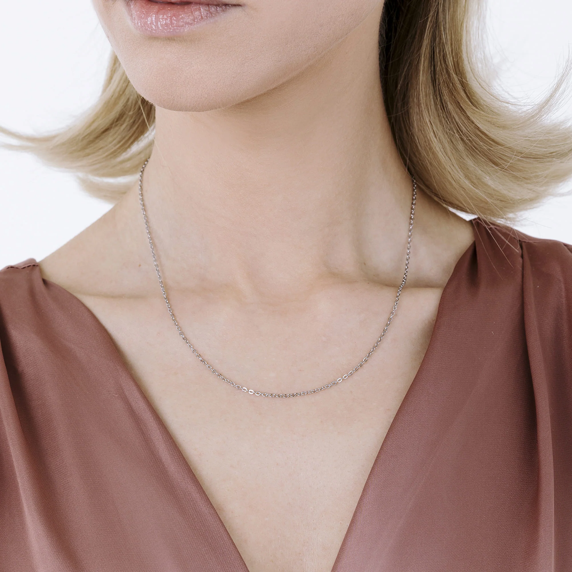 COLLANA DONNA IN ACCIAIO PER CHARMS - Image 2