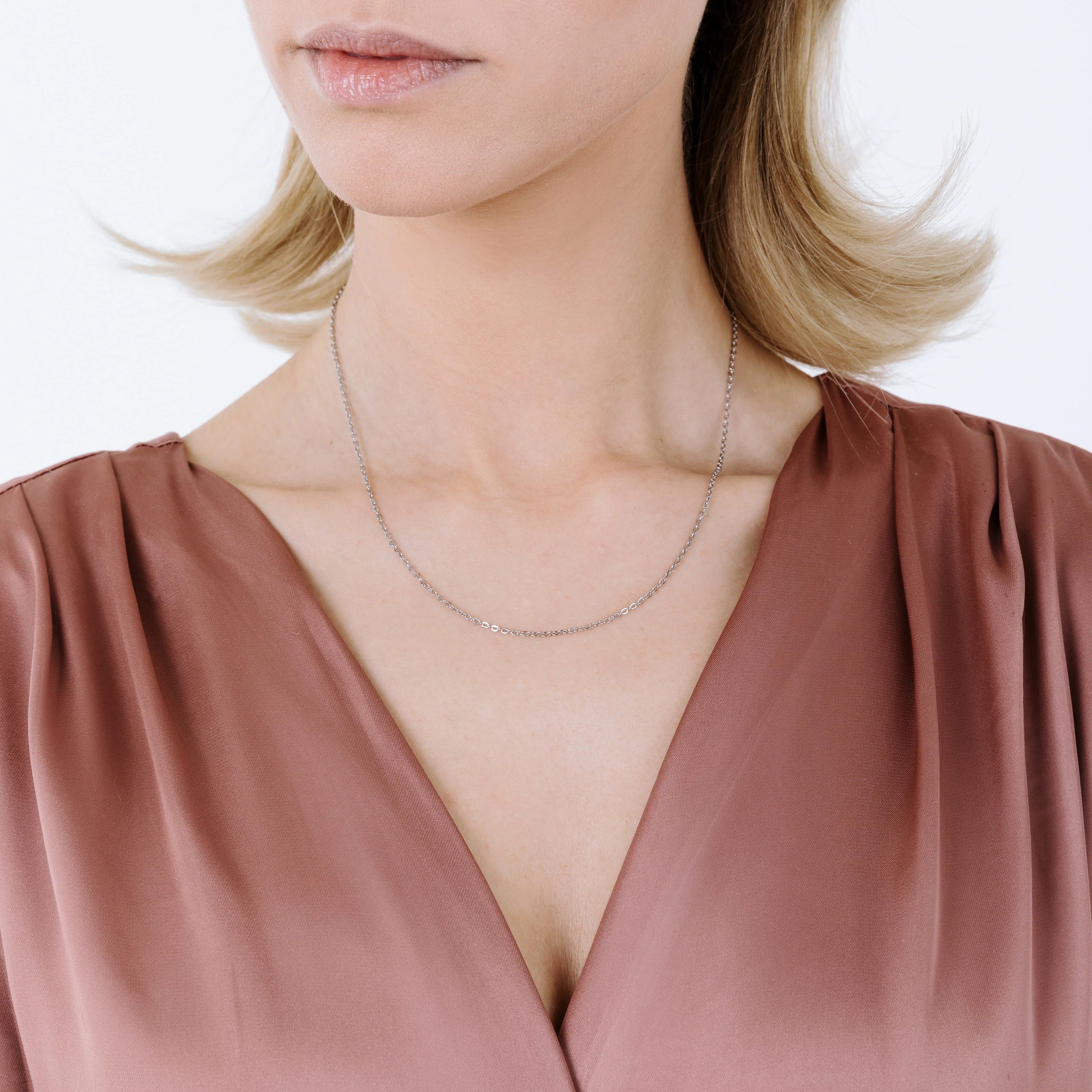 COLLANA DONNA IN ACCIAIO PER CHARMS - Image 3