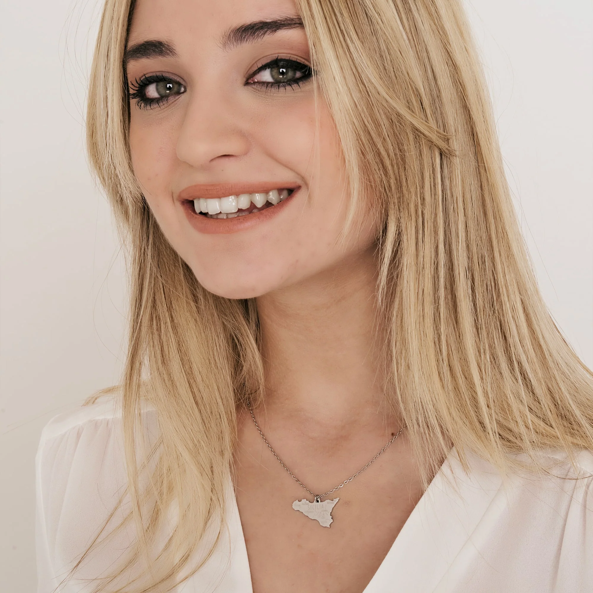 COLLANA DONNA IN ACCIAIO SICILIA - Image 3