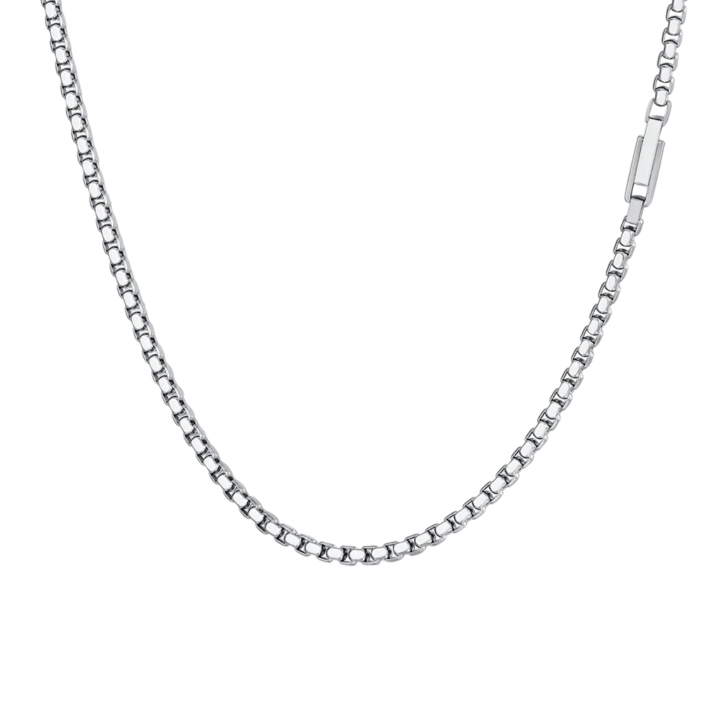 COLLANA UOMO IN ACCIAIO ELEMENTO IN ACCIAIO