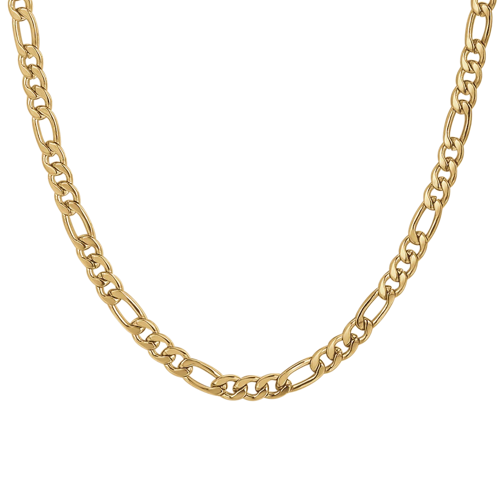 COLLANA UOMO IN ACCIAIO  IP GOLD