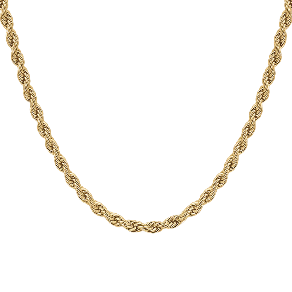 COLLANA UOMO IN ACCIAIO  IP GOLD - Image 5