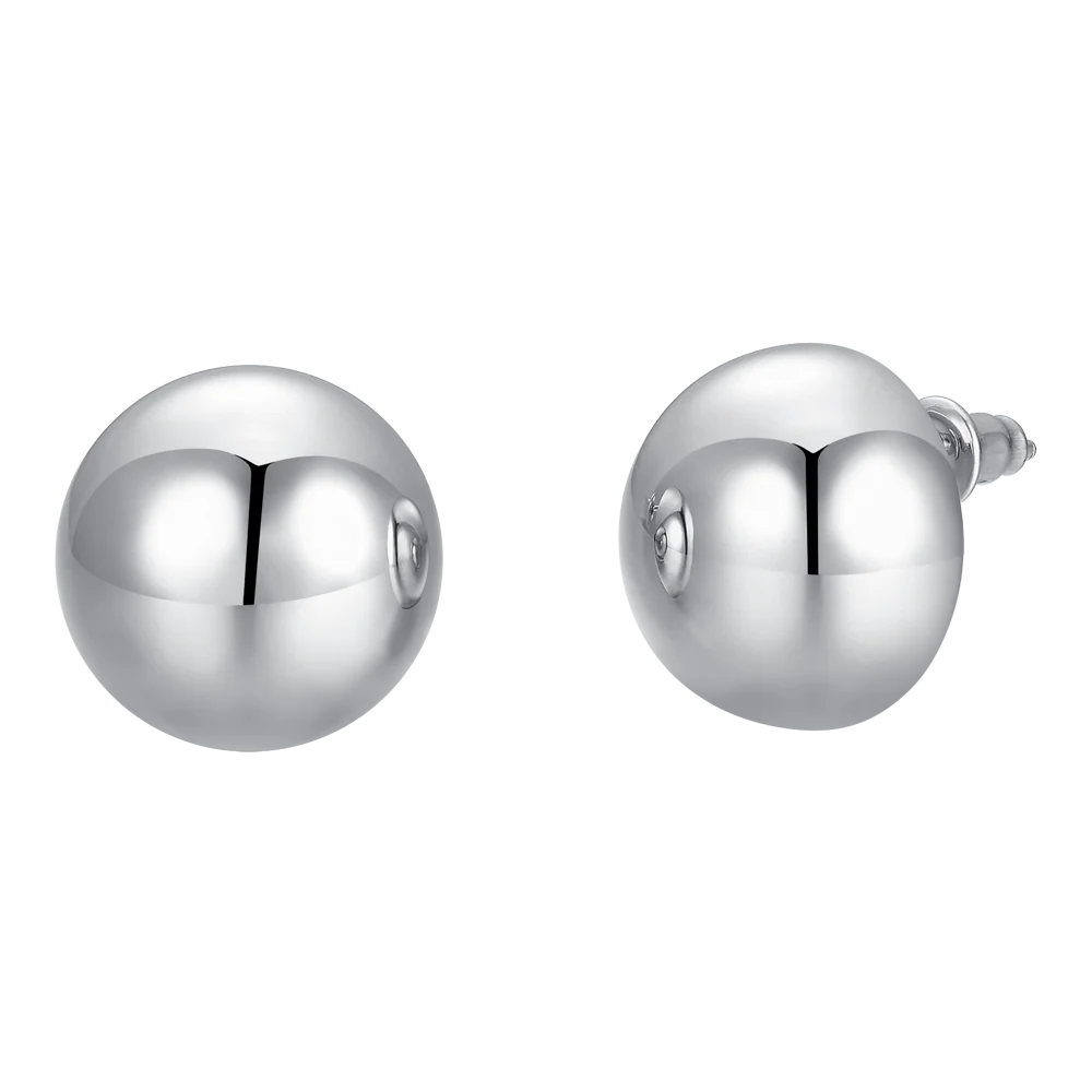 ORECCHINI DONNA A GOCCIA 16 mm IN ACCIAIO