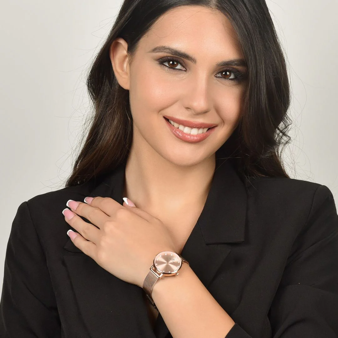 OROLOGIO DONNA IN ACCIAIO ROSA CON CASSA IN ACCIAIO ROSA - Image 3