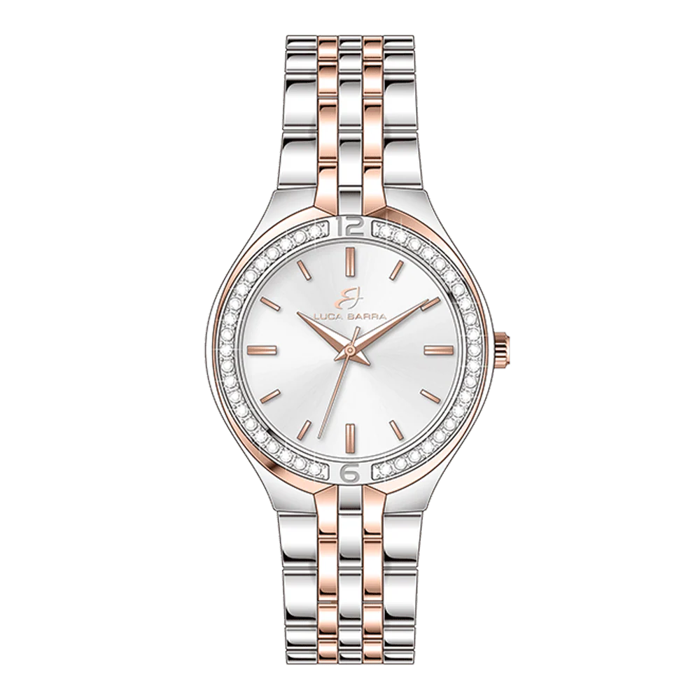 OROLOGIO DONNA IN ACCIAIO E IP ROSE GOLD