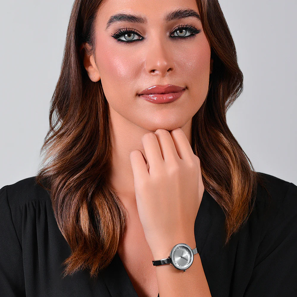 OROLOGIO DONNA IN ACCIAIO QUADRANTE BIANCO - Image 3