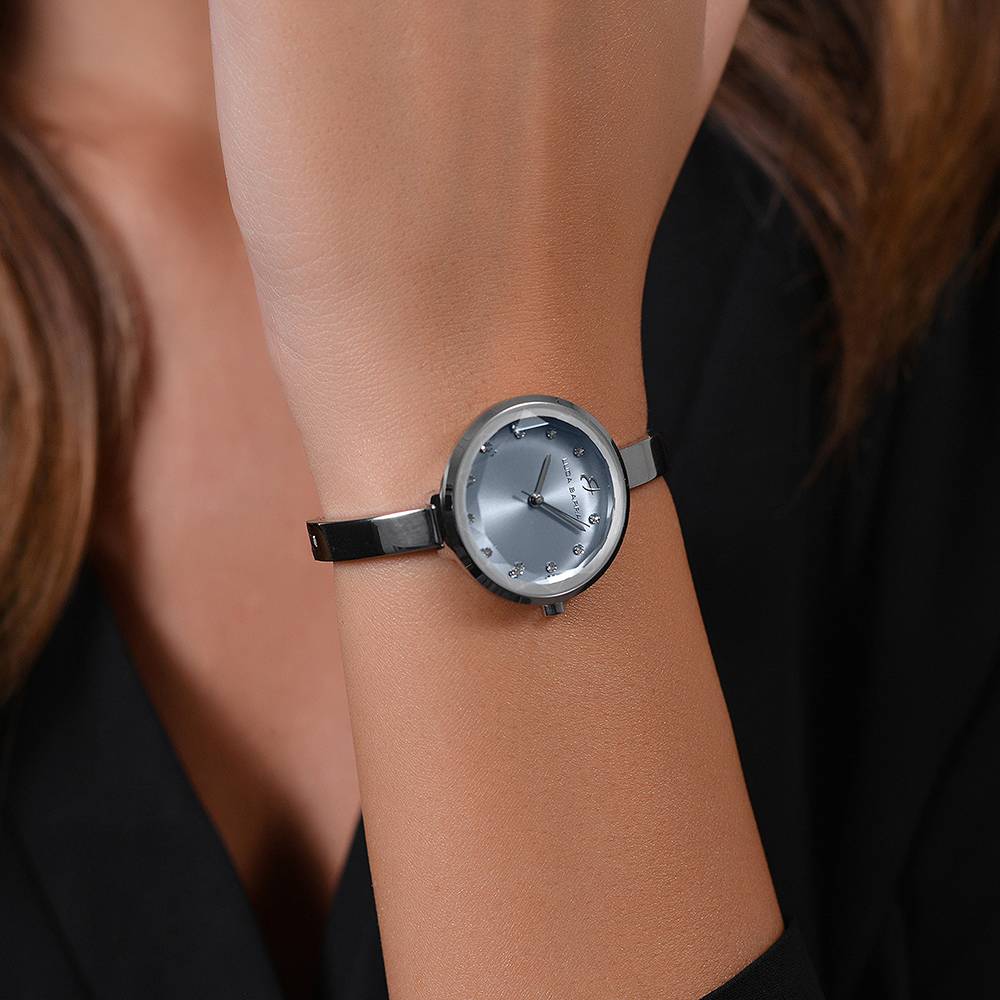 OROLOGIO DONNA IN ACCIAIO QUADRANTE CELESTE - Image 2