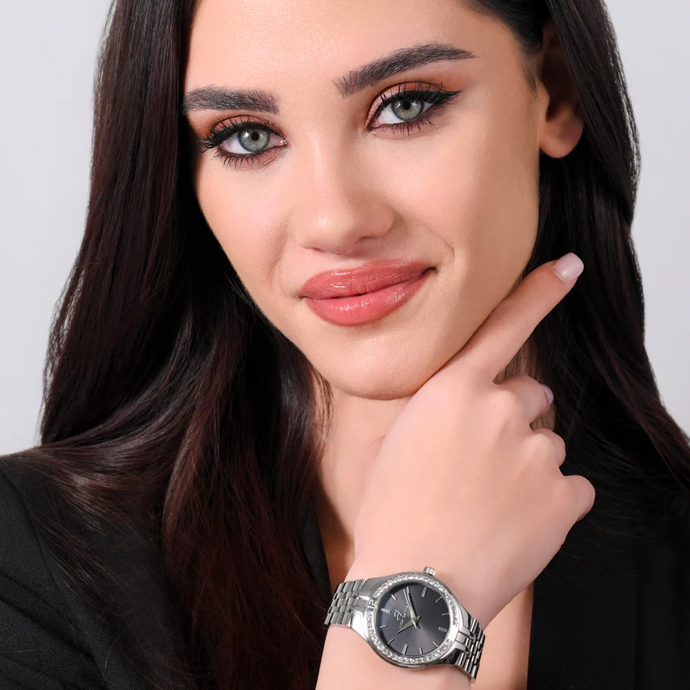 OROLOGIO DONNA IN ACCIAIO QUADRANTE NERO - Image 3