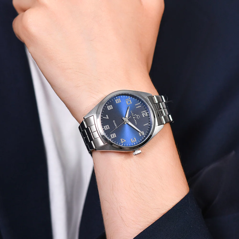 OROLOGIO UOMO IN ACCIAIO QUADRANTE BLU - Image 2