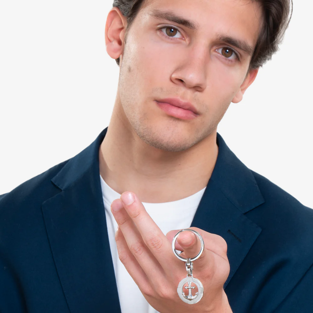 PORTACHIAVI UOMO IN ACCIAIO CONANCORA - Image 3